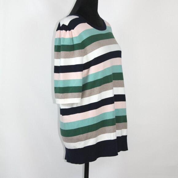 Boden Short Sleeve Striped Sweater Size Large - Picture 3 of 8